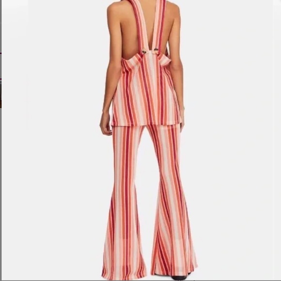 Free People Bridget Stripe Set in Sunset Combo sz Medium  NWT - Picture 4 of 5